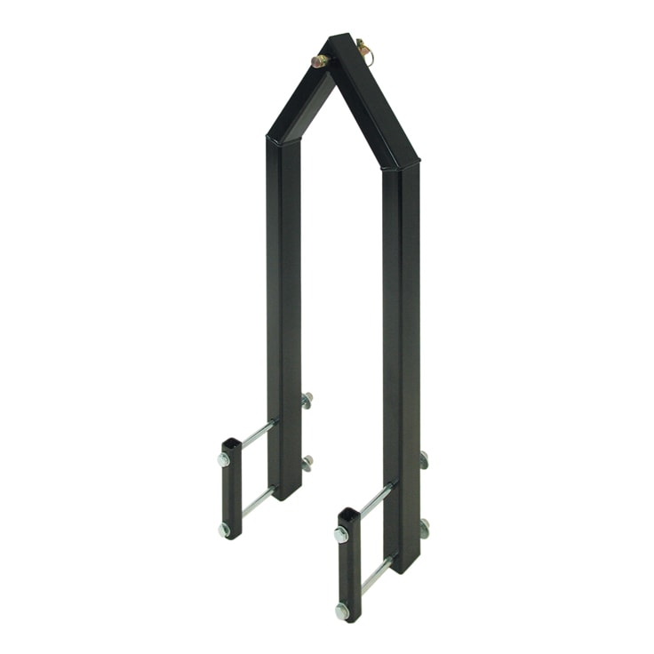 Cultivator bracket for triangular